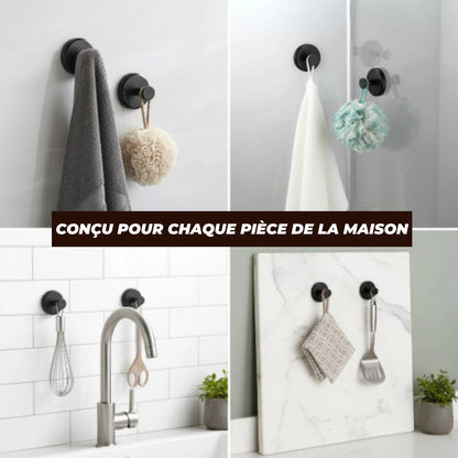 HOOKS™ - Confezione da 4 ganci murali senza foratura