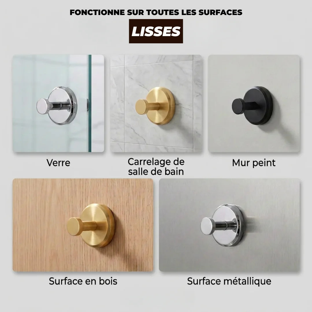 HOOKS™ - Confezione da 4 ganci murali senza foratura